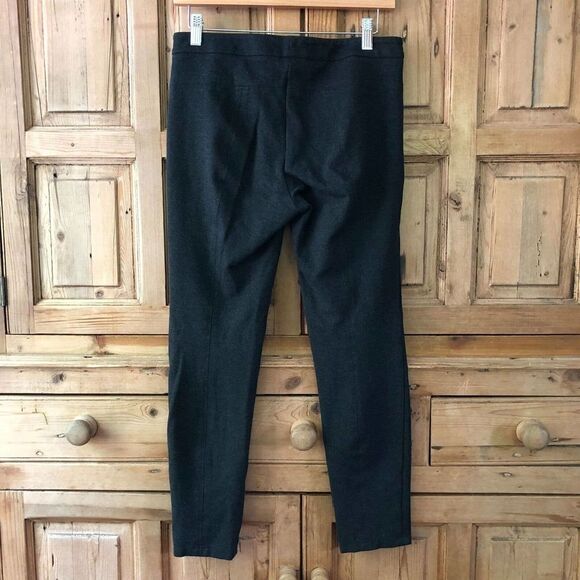 Vince Womens Size 6 Charcoal Gray Skinny Pants Strech Zippered Pockets Viscose - Picture 4 of 6